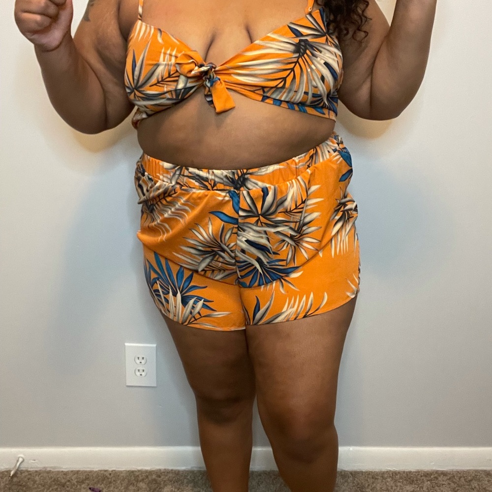 Orange 2 Piece Set